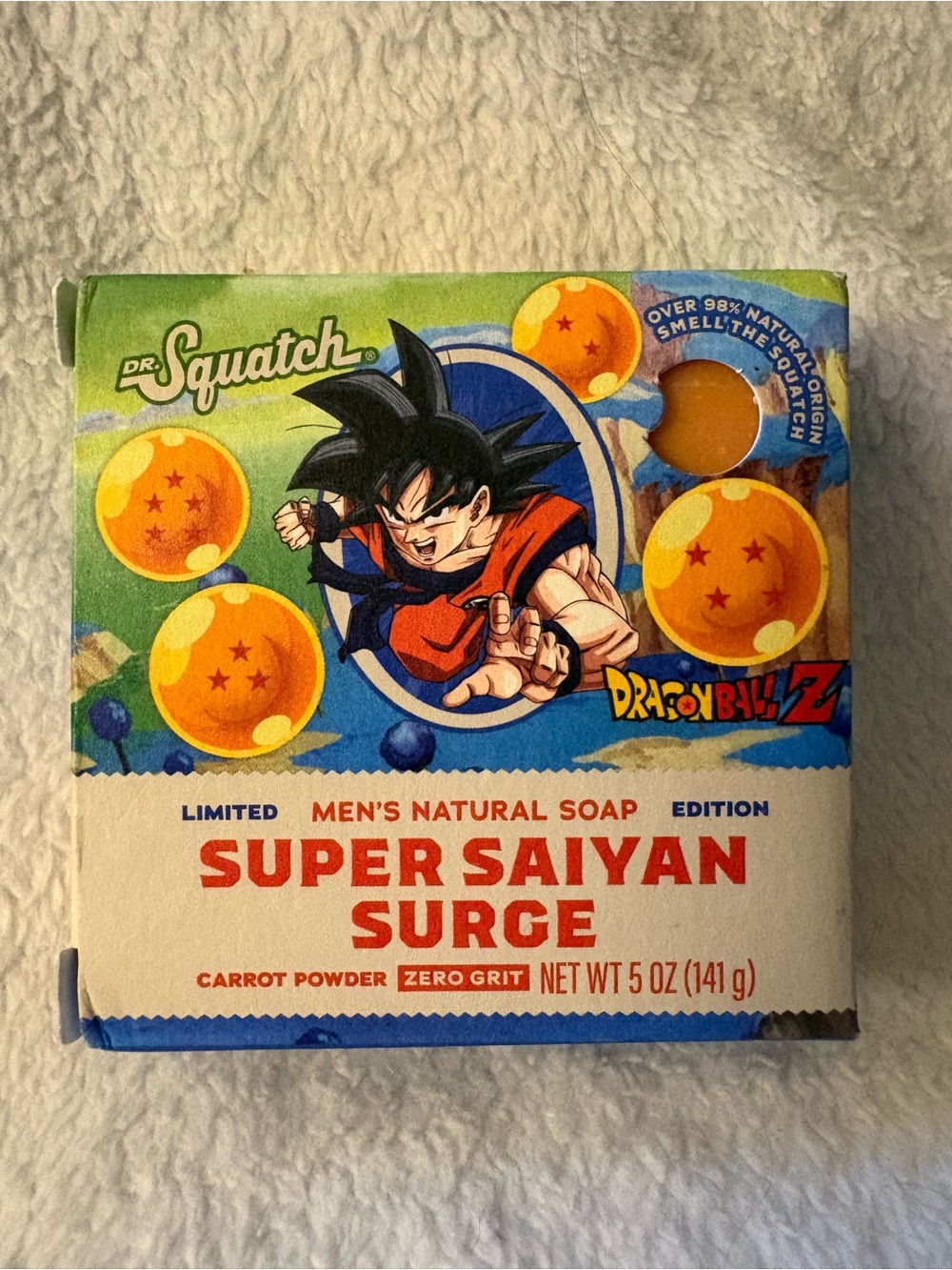 Dr. Squatch x Dragon Ball Z Super Saiyan Surge Bar Soap Limited-Edition